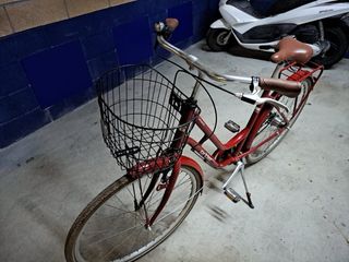 Bicicleta Paseo Roja Freno Pedal