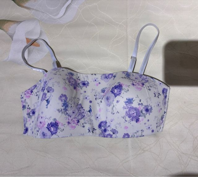Sujetador Victoria's Secret Floral Morado