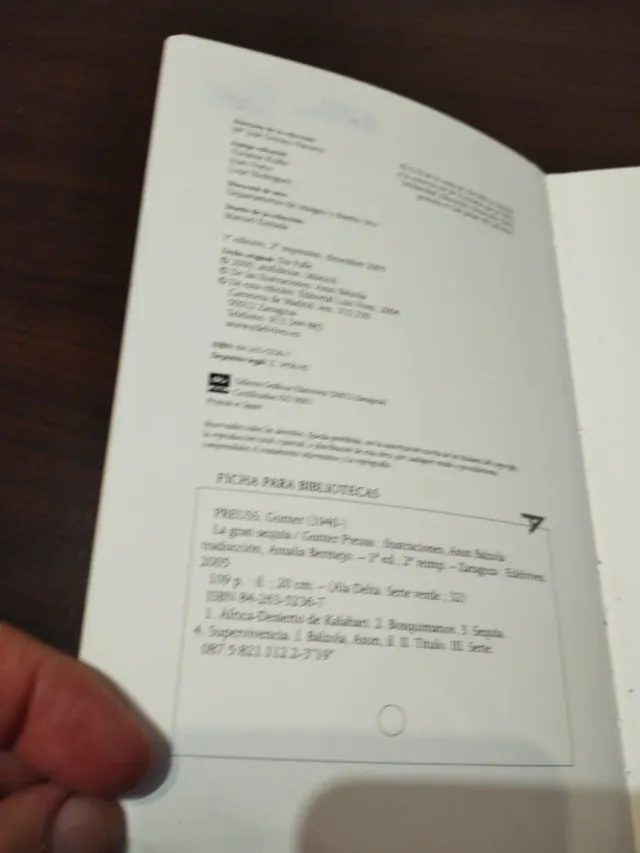 La gran sequía (Ala Delta - Serie verde) (Spani...