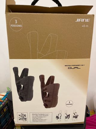 Mochila Portabebés Jane 0+ Meses Gris