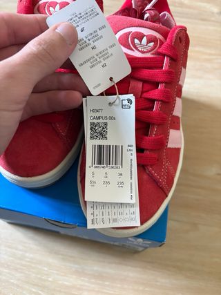 adidas Campus 00s Better Scarlet Clear Pink 38 EU