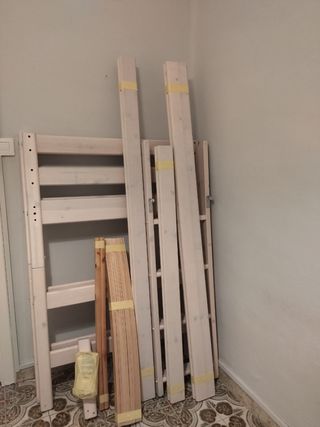 Litera mezzanina Flexa Classic 143cm + colchón