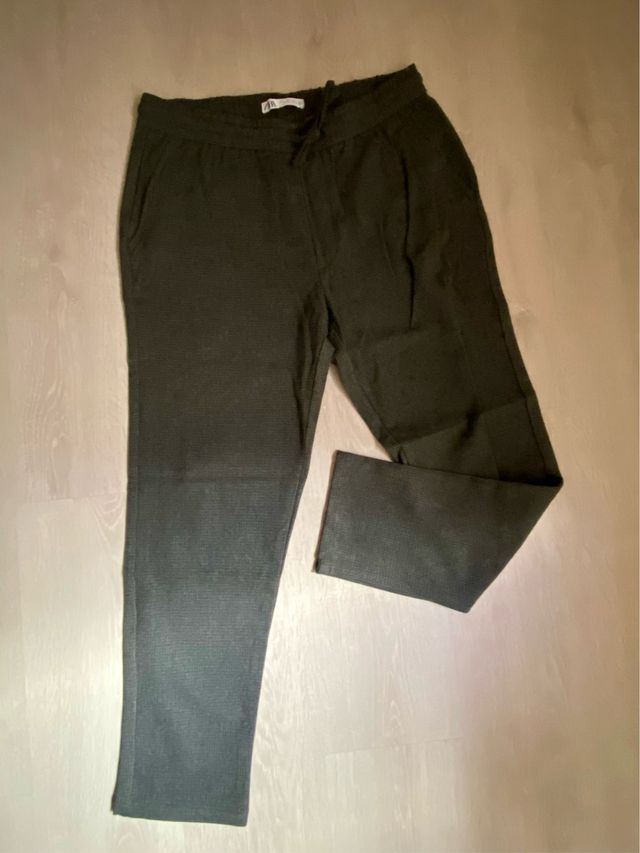 Jogger Zara Hombre Verde Oliva