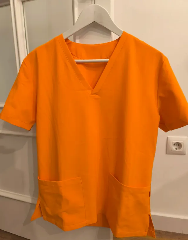 Casaca Sanitaria Velilla Naranja Talla S