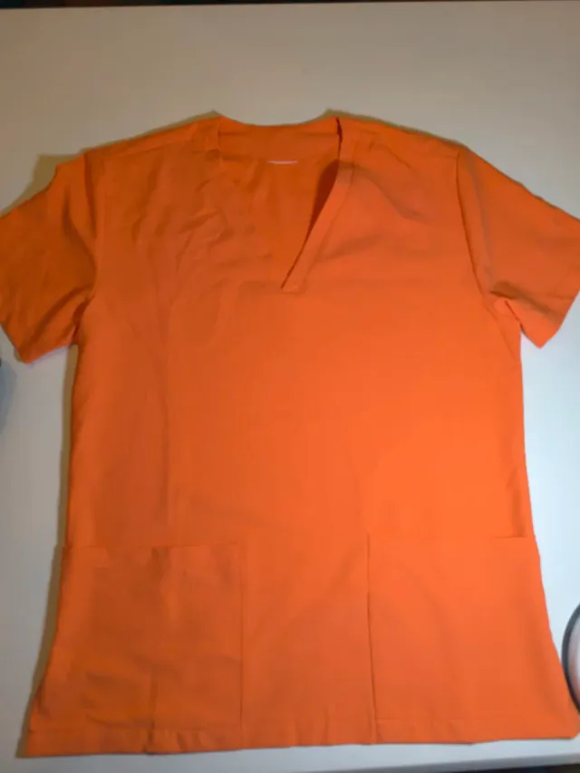 Casaca Sanitaria Velilla Naranja Talla S