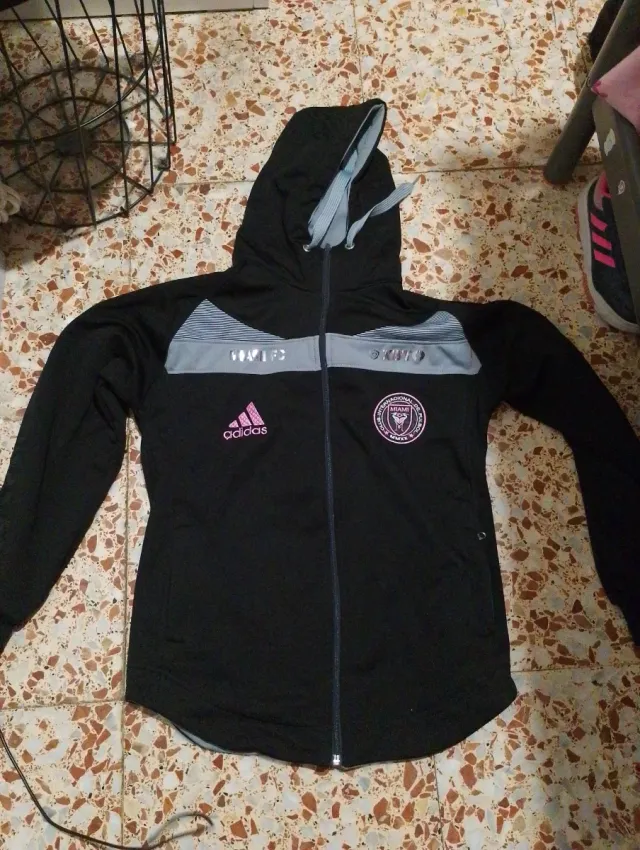 Chaqueta Adidas Inter Miami FC Negra Rosa