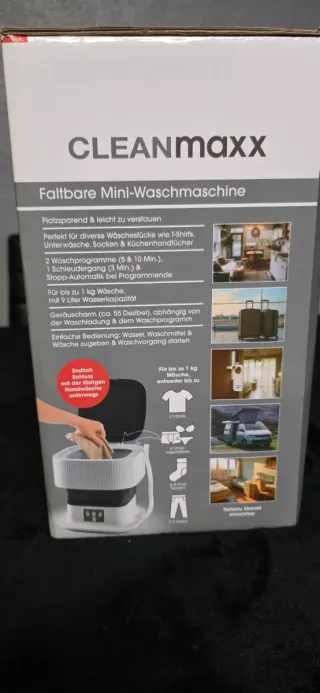 Mini lavadora portátil para autocaravanas