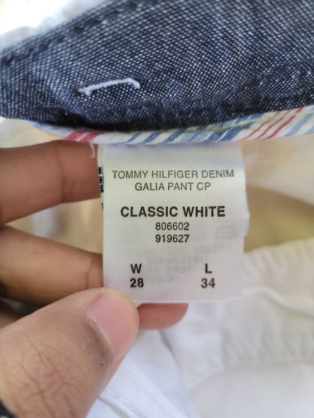 Pantalones Chinos Tommy Hilfiger Blancos