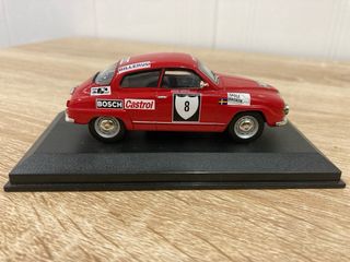 Coche miniatura SAAB 96V4 Rally 1972