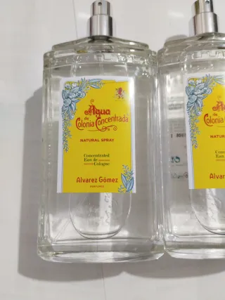 2x Agua de Colonia Concentrada Alvarez Gómez