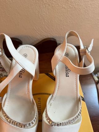 Scarpe Mellisa donna bianche tacco alto