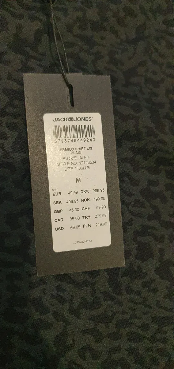 Camisa Jack & Jones Talla M Estampada