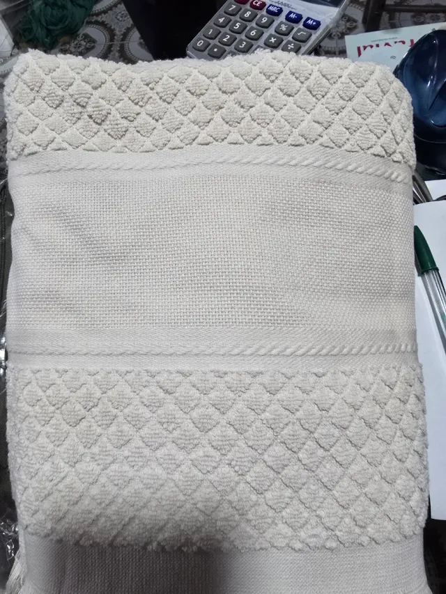 Toalla chal bebé para bordar