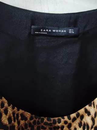 Vestido mini Leopardo Zara