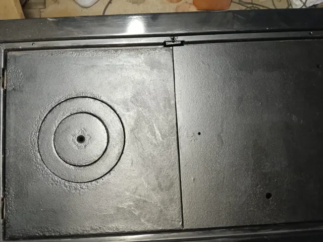 Cocina de leña con tubos inox incluidos