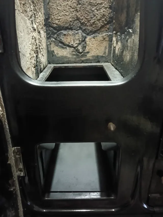 Cocina de leña con tubos inox incluidos