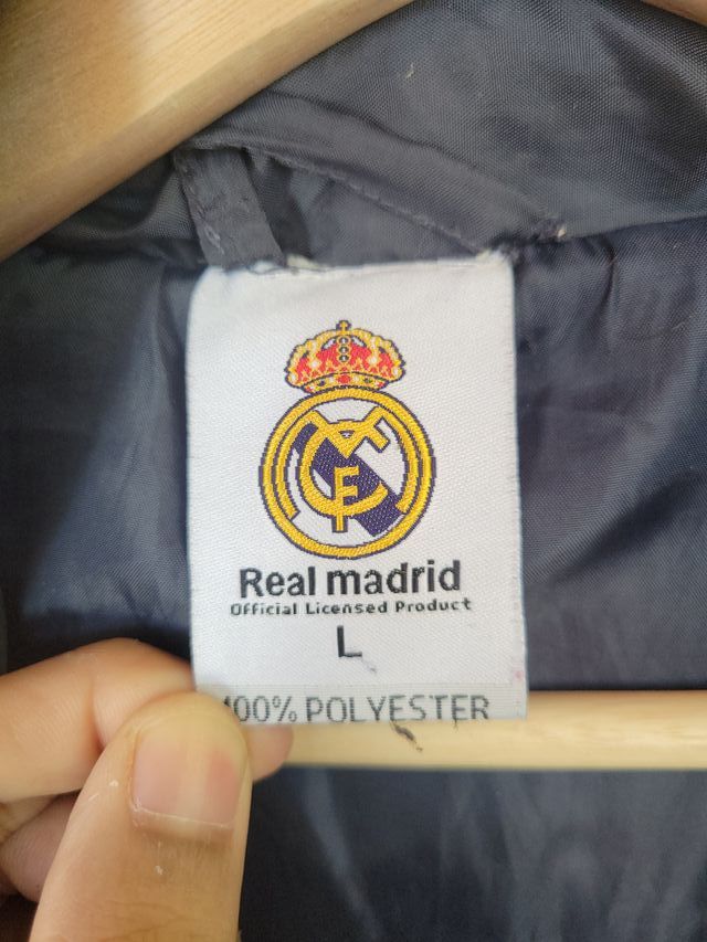 Chaqueta Real Madrid acolchada negra Talla L