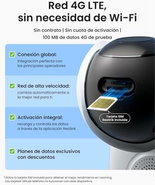 Reolink Altas Go PT 4G + Panel Solar PRECINTADA