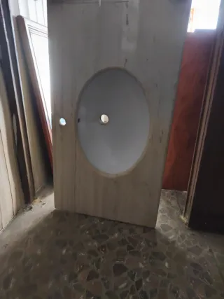 Lavabo de cerámica blanco