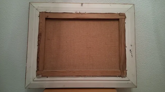 Pintura al óleo Escena de pesca