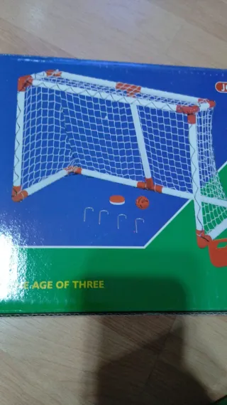 Portería de fútbol infantil