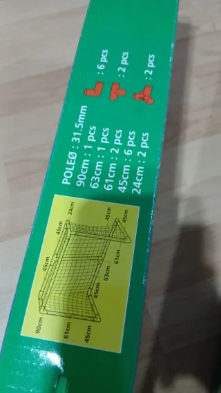 Portería de fútbol infantil