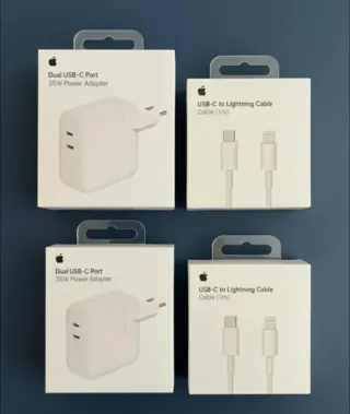 Caricatore Dual iPhone 35W USB-C + cavo, lotto