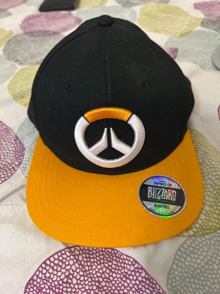 Gorra Overwatch Blizzard Negra y Amarilla
