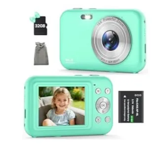 Cámara Digital Infantil Verde 16x Zoom