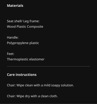 Sillas comedor/terraza negras (Set de 4)