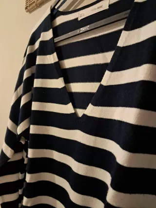 Jersey Esfera Rayas Azul Marino Talla L