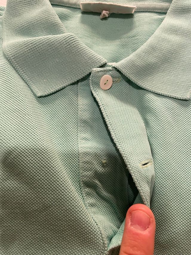 Polo Lacoste Vintage Verde Talla S