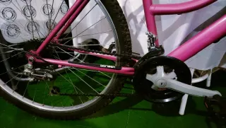 Bicicleta rosa niña/mujer
