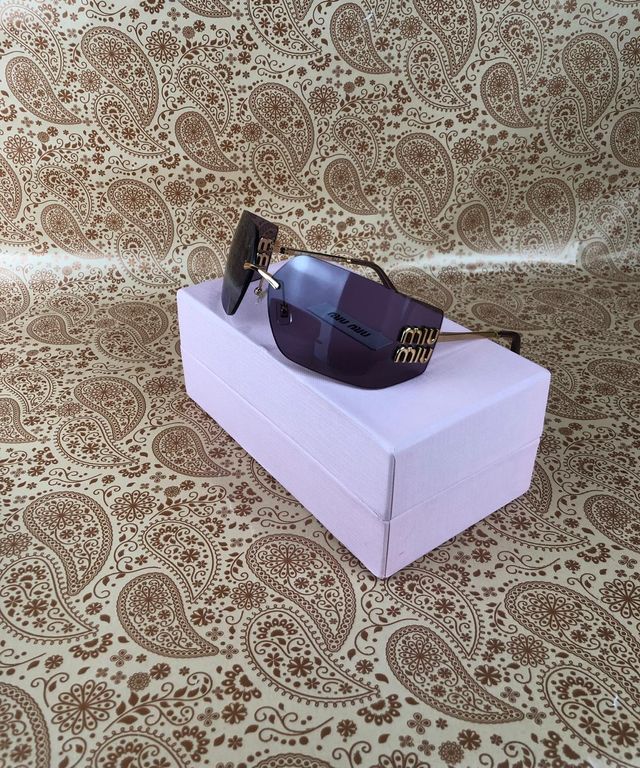 Gafas Miu Miu Doradas Moradas