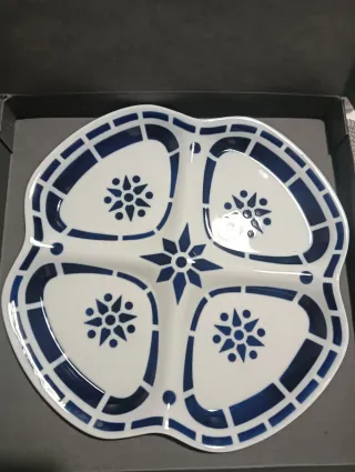Entremesera Sargadelos Porcelana Azul y Blanca