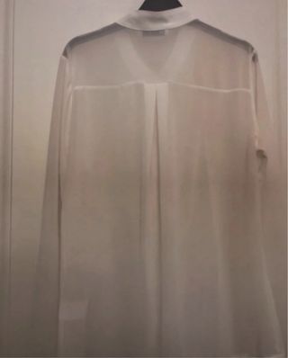 Camicia elegante bianca con rouches