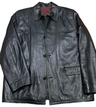 Chaqueta Piel Ovino Negra