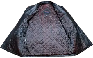 Chaqueta Piel Ovino Negra