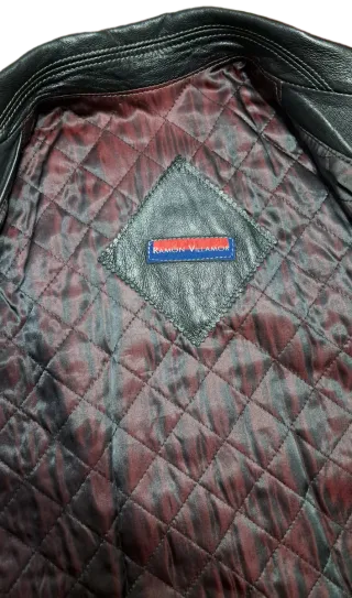 Chaqueta Piel Ovino Negra