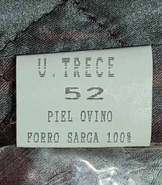 Chaqueta Piel Ovino Negra