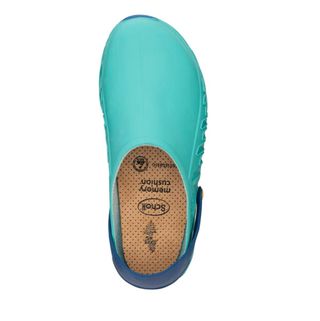 Zuecos Scholl Evoflex Talla 39 Verde/Azul