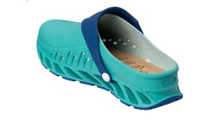Zuecos Scholl Evoflex Talla 39 Verde/Azul