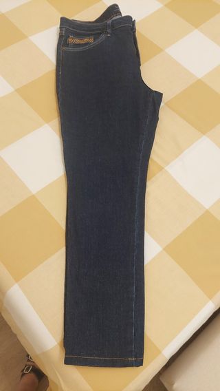 Pantalón vaquero mujer azul