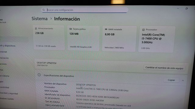 Lenovo ThinkCentre i5-7400 3.0 GHz