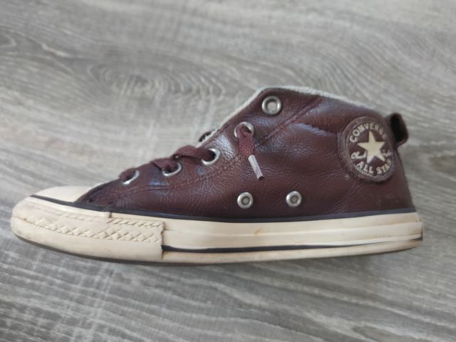 Botín Converse Piel Marrón Talla 33.5