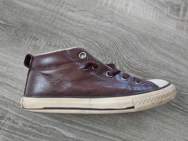 Botín Converse Piel Marrón Talla 33.5