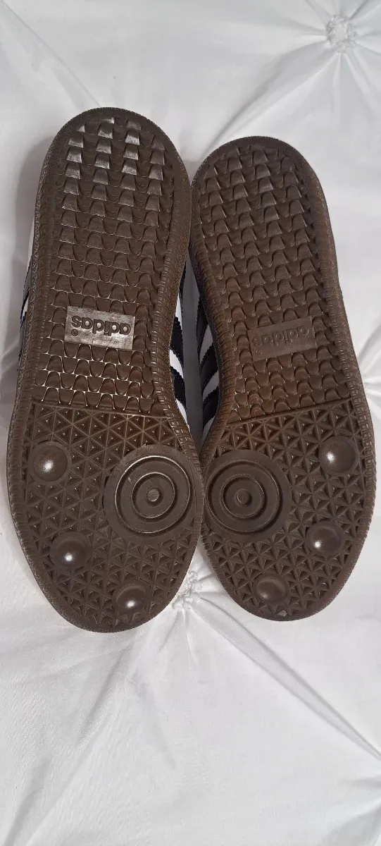 Zapatillas Adidas Samba Unisex Beige/Blanco