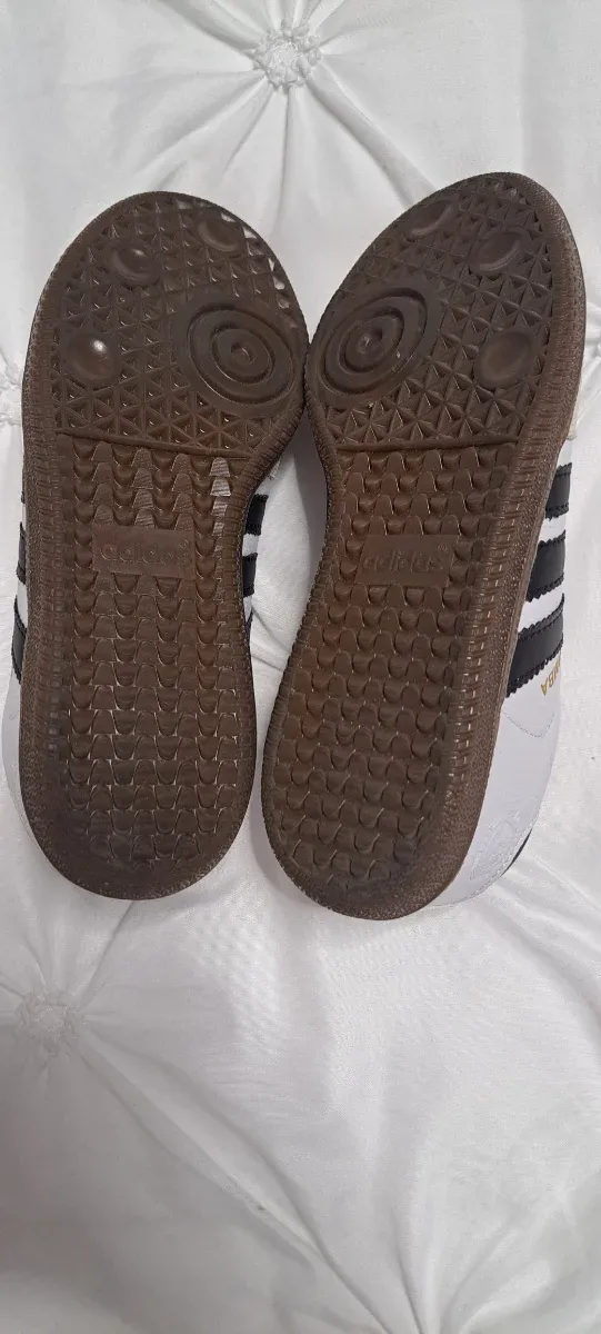 Zapatillas Adidas Samba Unisex Beige/Blanco