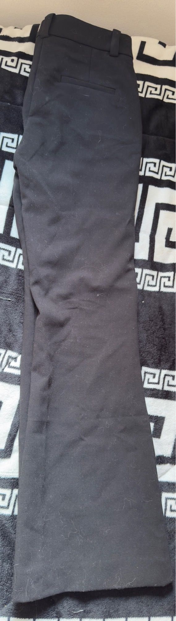 Pantalón campana Mango negro