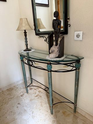 Conjunto Mesa y Espejo Decorativo